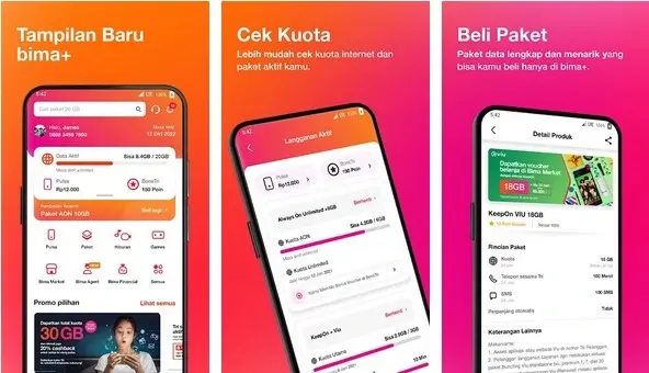 cara cek pulsa dengan aplikasi bima tri